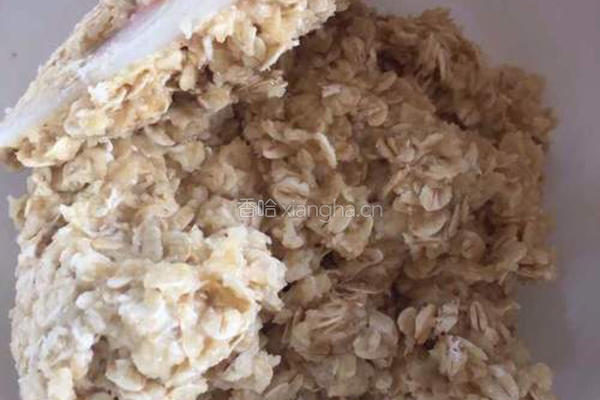 燕麦椰蓉饼#减肥解馋小零食#的做法图解4