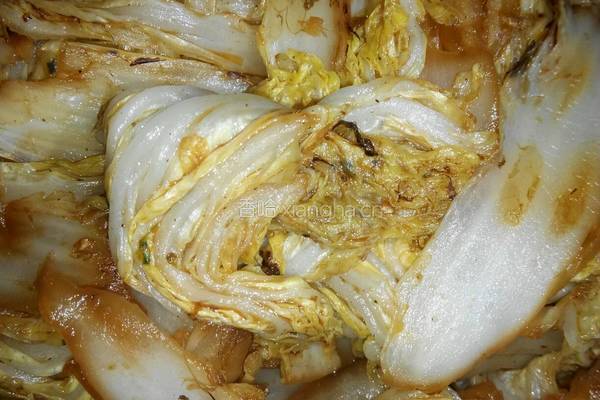 醋溜白菜的做法图解5