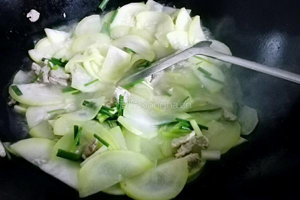 蒲瓜煮瘦肉的做法图解8