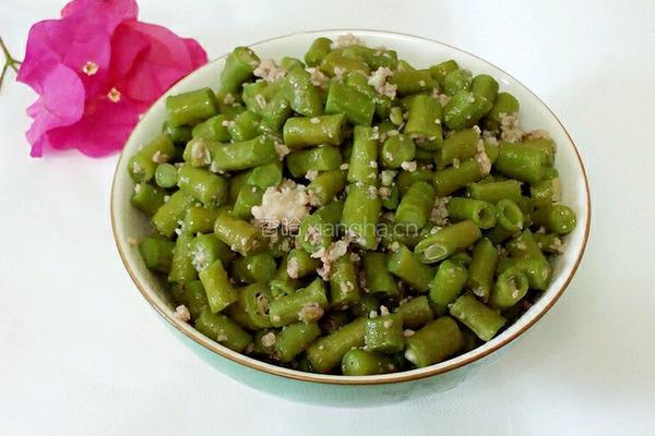 肉末炒豇豆的做法图解8