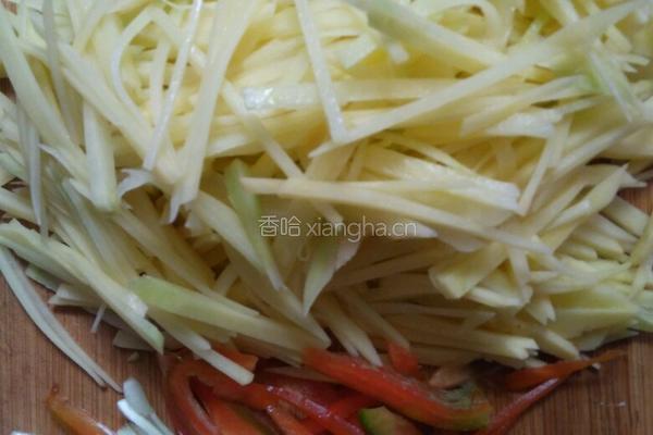 醋溜土豆丝的做法图解2