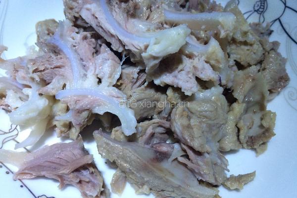 小炒拆骨肉的做法图解2