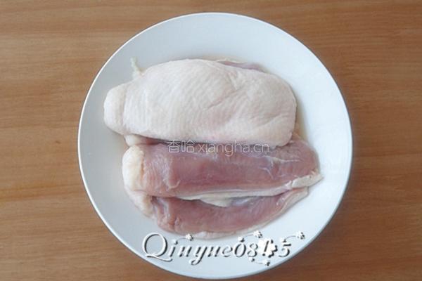 鸭肉卷的做法图解1
