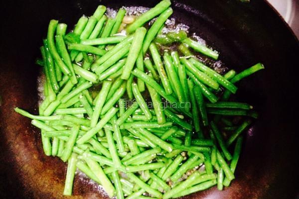 简炒缸豆的做法图解4
