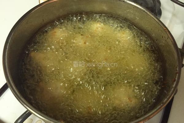 孜然鸡肉丸的做法图解6