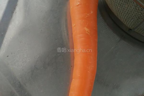 胡萝卜丸子的做法图解1