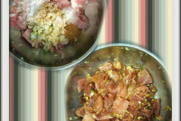 莓豆角炒肉片的做法图解1