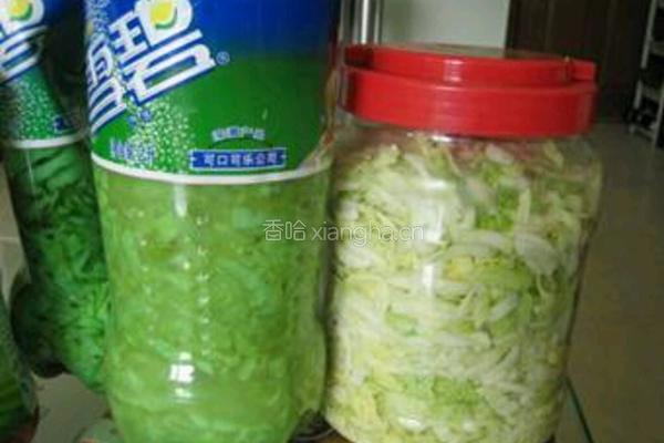 腌白菜的做法图解4