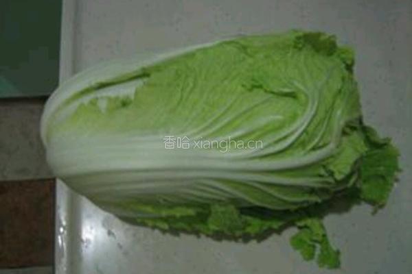 腌白菜的做法图解1