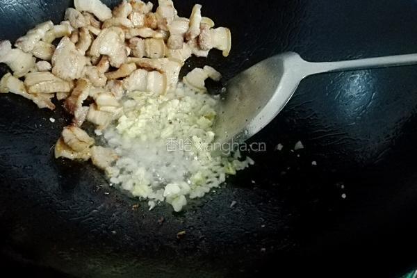 五花肉炒花菜的做法图解6