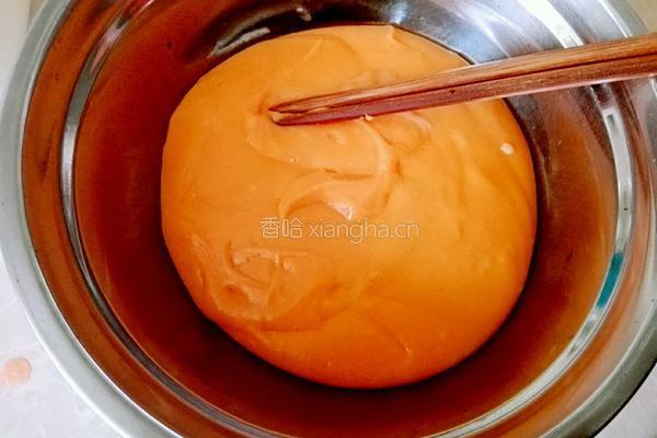自制胡萝卜味汤圆的做法图解4
