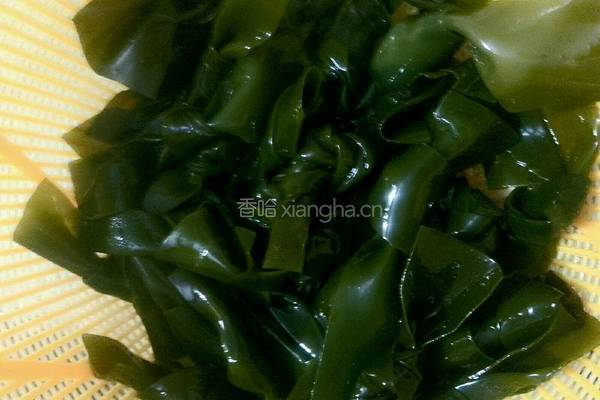 海带炒肉的做法图解3