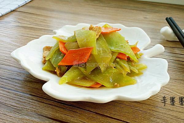 肉片炒莴笋的做法图解5
