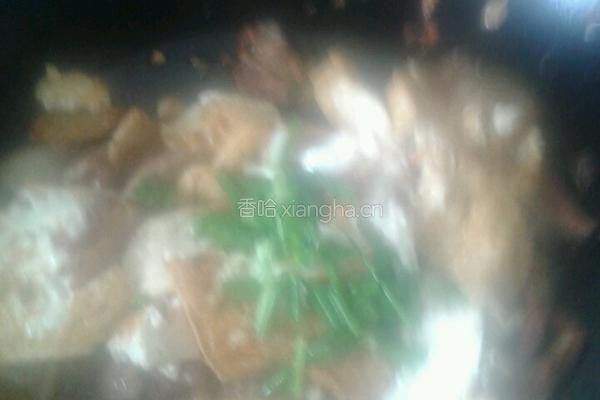 猪肉炒豆腐的做法图解4