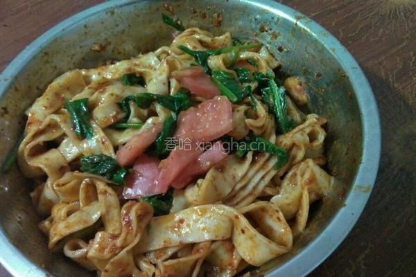 陕西面食~油泼面的做法图解14