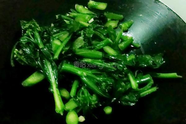 蒜蓉芥蓝的做法图解9