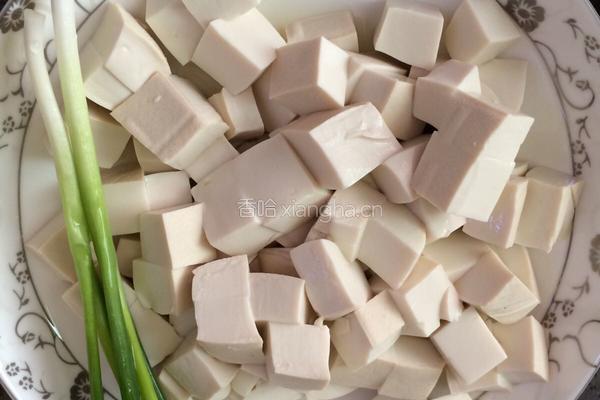 肉末豆腐的做法图解1