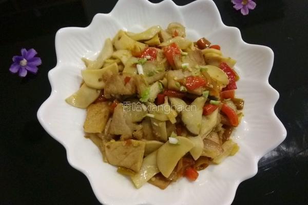 杏鲍菇回锅肉的做法图解10