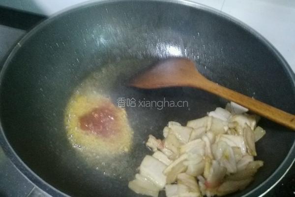 杏鲍菇回锅肉的做法图解4
