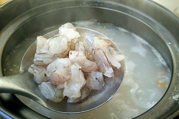 五彩虾仁粥的做法图解9