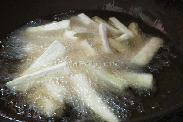 香酥茄条的做法图解3