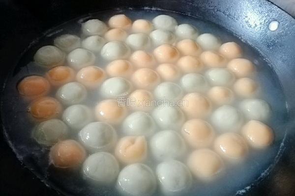 双色汤圆的做法图解5