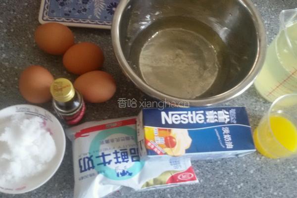香橙慕斯蛋糕的做法图解1