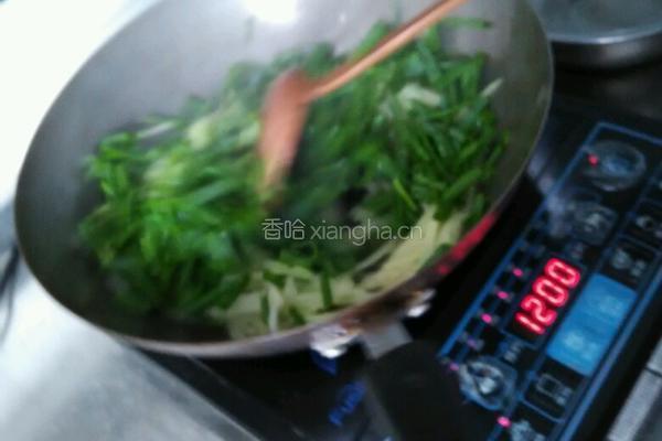 葱炒洋瓜丝的做法图解5