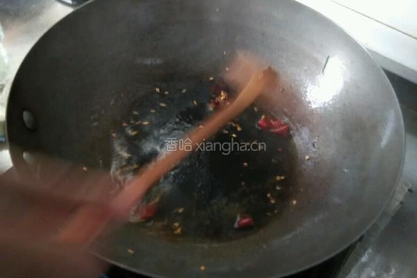 芥菜炒肉的做法图解3