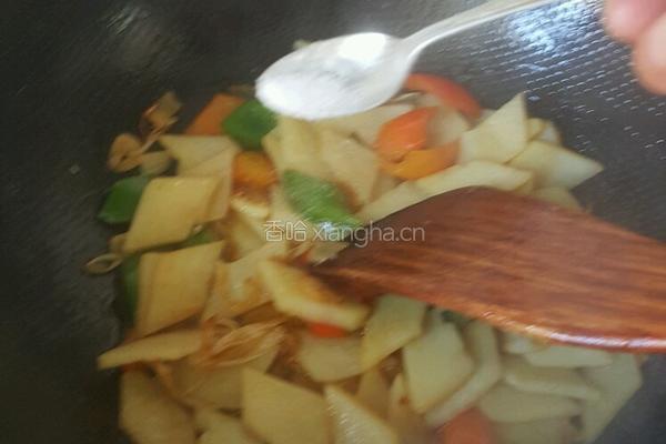 双椒土豆片的做法图解9