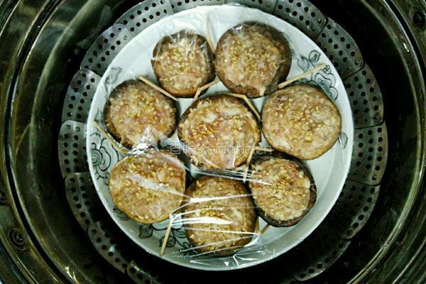 香菇酿肉的做法图解11