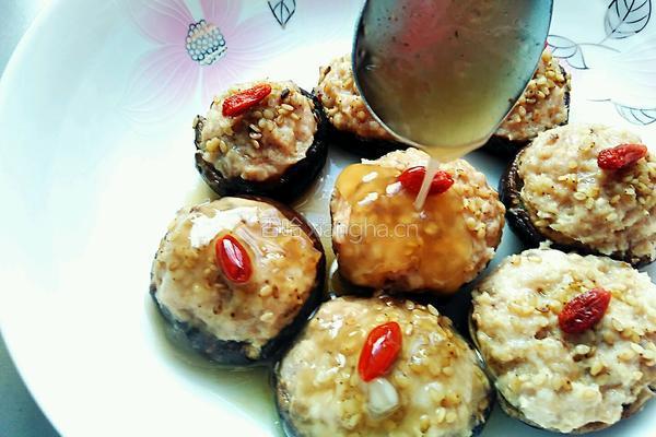 香菇酿肉的做法图解19