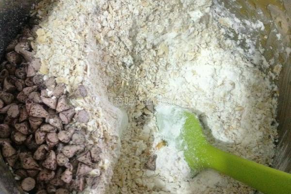 燕麦巧克力豆饼干的做法图解5