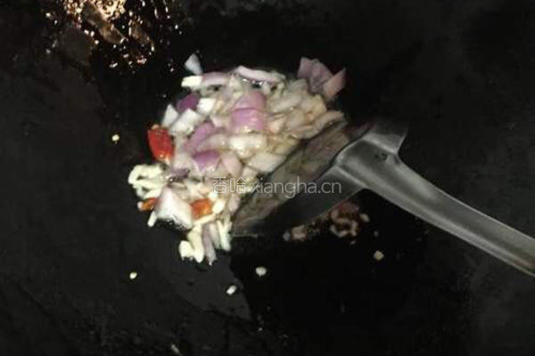 香炒金针肥羊卷的做法图解4