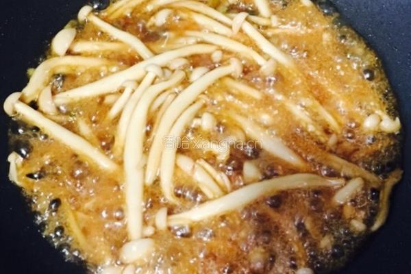 耗油鸡汁金针菇的做法图解6