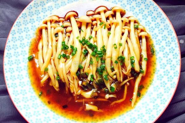 耗油鸡汁金针菇的做法图解7