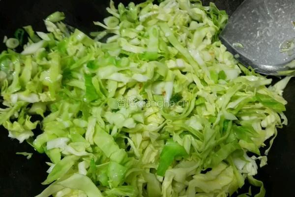 包菜粉丝炒鸡蛋的做法图解6