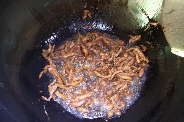 金针菇炒肉丝的做法图解4