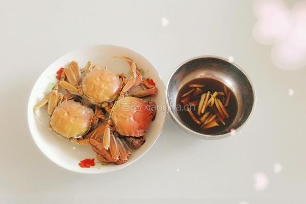 清蒸河蟹
