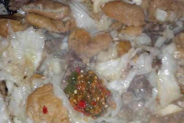 排骨豆腐炖菜的做法图解7
