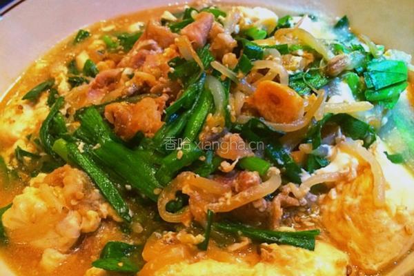 韭菜豆腐的做法图解8