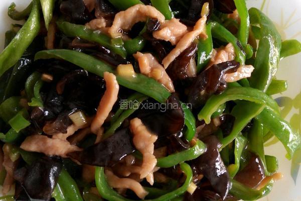 青椒炒肉丝