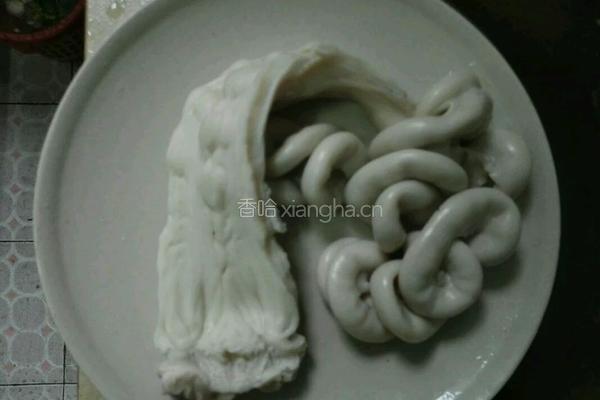爆炒生肠的做法图解3
