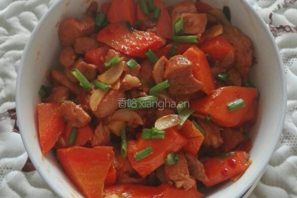胡萝卜烧鸡肉的做法图解10