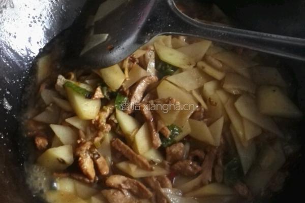 家常土豆片炒肉的做法图解6