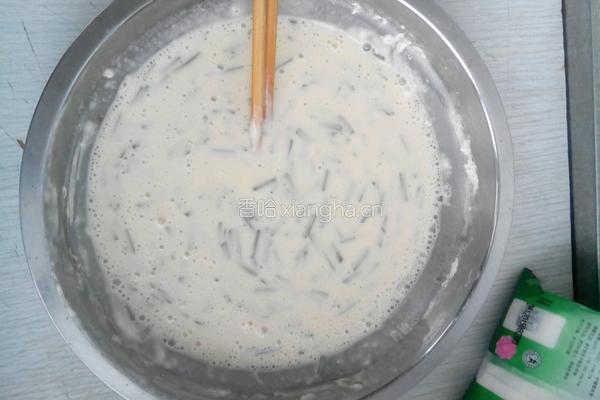 韭菜煎饼的做法图解3