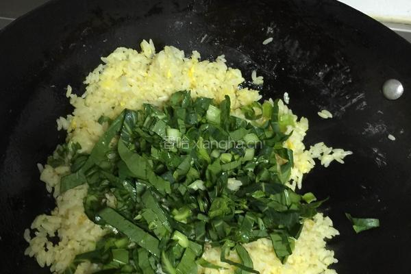 菜炒饭的做法图解4