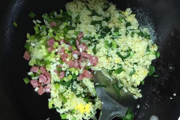 菜炒饭的做法图解5