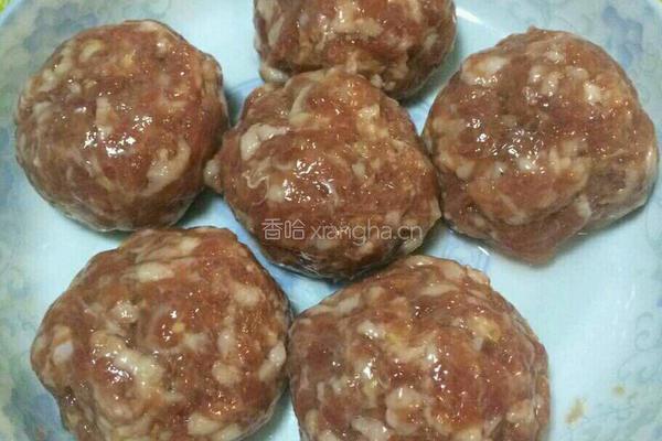 珍珠肉丸的做法图解6
