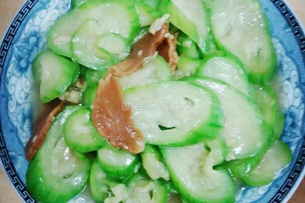菜脯蒜香丝瓜的做法图解6